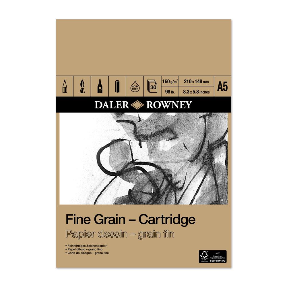 Daler Rowney Fine Grain Heavyweight Pad A3, A4, A5